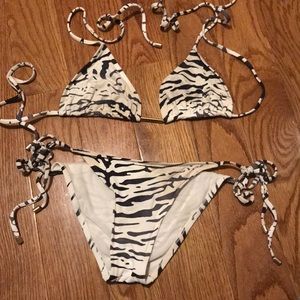 Balmain bikini tiger print